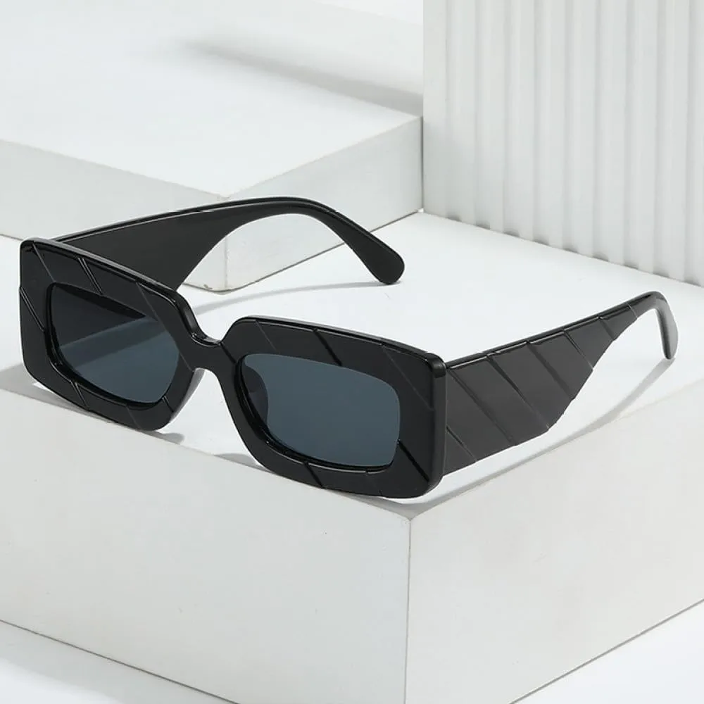 Retro Women Luxury Sunglasses Fashion Jelly Green Purple Shades UV400 Men Trending Gradient Sun Glasses