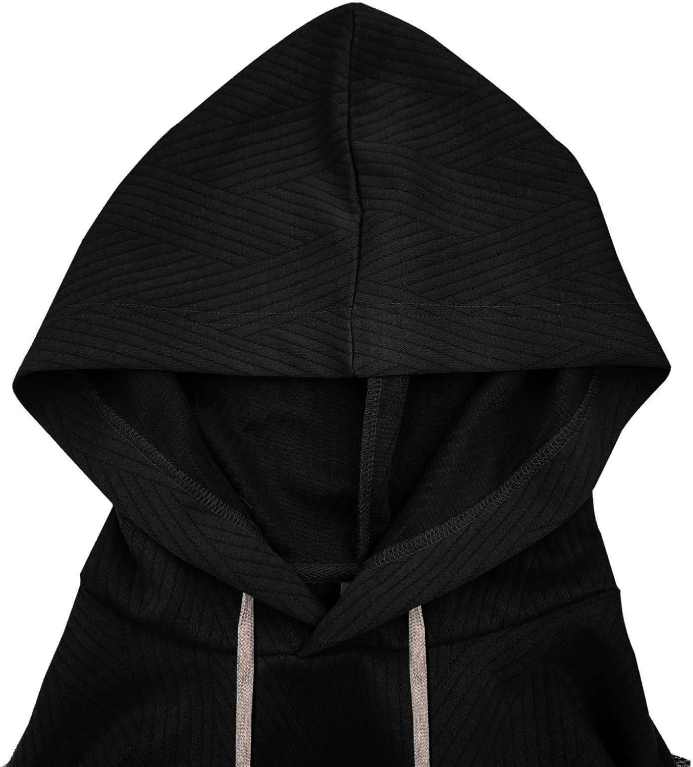 Sleeveless Hoodies for Men Textured Tank Tops 2025 Summer Casual Trendy T Shirts with Pocket Solid Drawstring Hooded