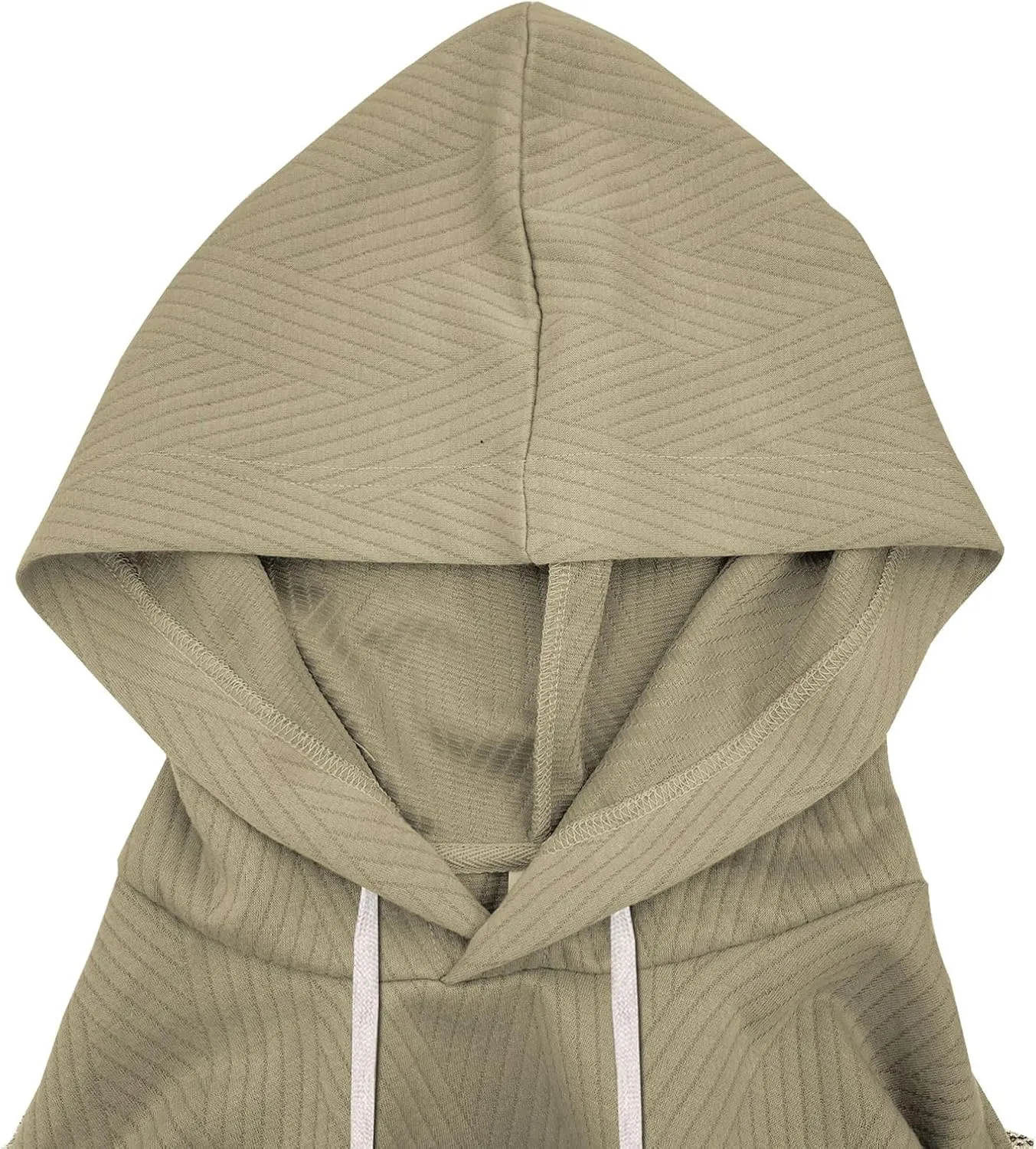 Sleeveless Hoodies for Men Textured Tank Tops 2025 Summer Casual Trendy T Shirts with Pocket Solid Drawstring Hooded