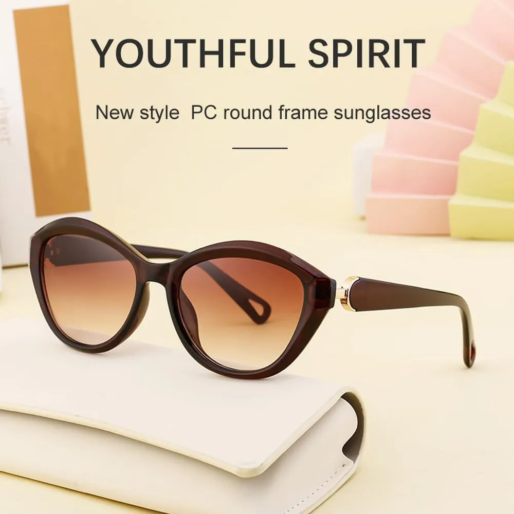 Small Frame Cat Eye Sunglasses Women Luxury Oval Punk Sun Glasses For Ladies Vintage Shades Trendy Eyewear UV400