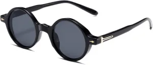 Small Round Glasses Punk Women Sunglasses Vintage Men Shades Blue Green Eyewear Uv400
