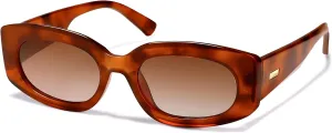 SOJOS Retro Oval Polarized Sunglasses Womens Trendy Sun Glasses Vintage Shades UV400 SJ2386