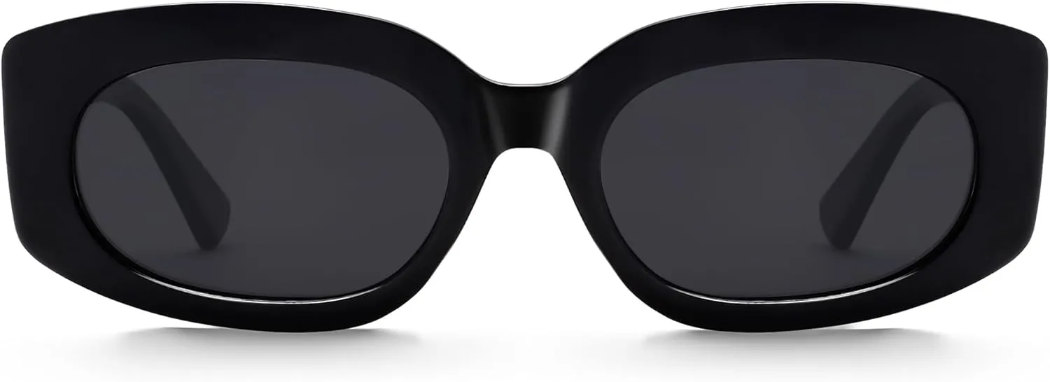 SOJOS Retro Oval Polarized Sunglasses Womens Trendy Sun Glasses Vintage Shades UV400 SJ2386