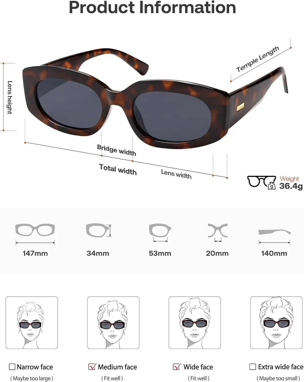 SOJOS Retro Oval Polarized Sunglasses Womens Trendy Sun Glasses Vintage Shades UV400 SJ2386