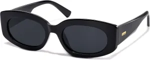 SOJOS Retro Oval Polarized Sunglasses Womens Trendy Sun Glasses Vintage Shades UV400 SJ2386
