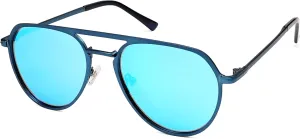 SOJOS Trendy Aviator Polarized Sunglasses for Women Men Retro Shades Classic Metal Sun Glasses SJ1204A