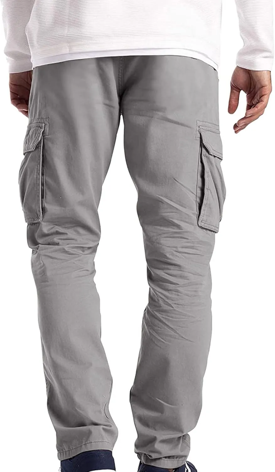 Spring Summer Pants for Men 2023 Casual Stylish Multi Pockets Cargo Pants Outdoor Fashion Work Utility Trousers