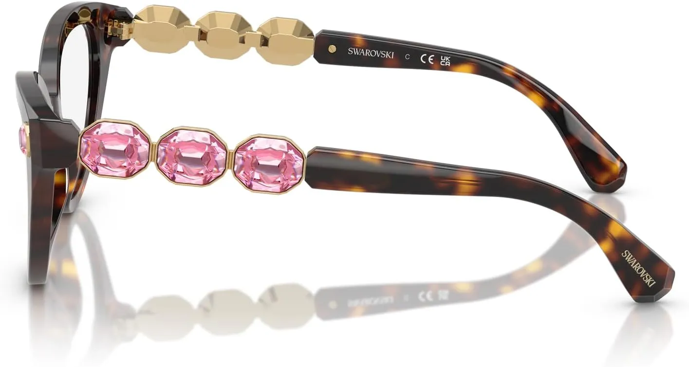 Swarovski Women's Sk2028 Cat Eye Prescription Eyewear Frames