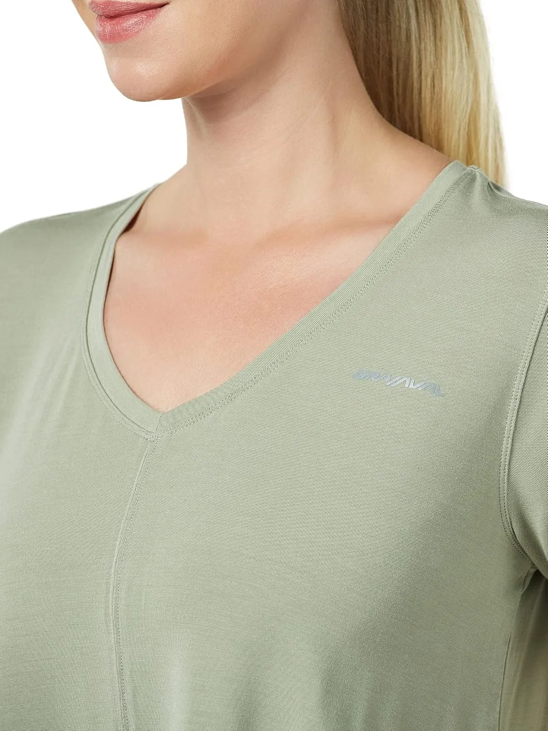 Tie Front Womens T Shirts, Short Sleeves V Neck Tee Tops Athletic Workout Gym Yoga Sweatshirts