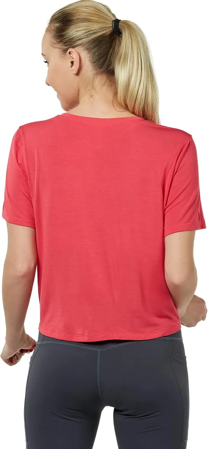 Tie Front Womens T Shirts, Short Sleeves V Neck Tee Tops Athletic Workout Gym Yoga Sweatshirts