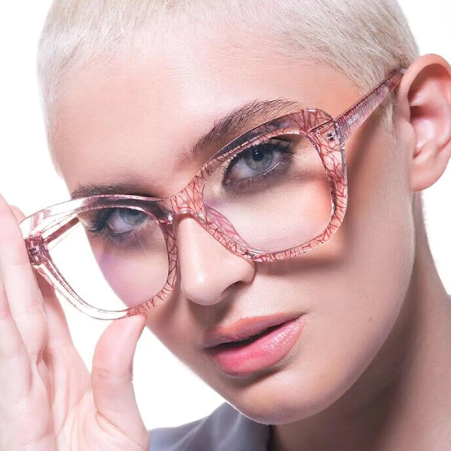 Transparent Glasses Frame Women Eyeglass