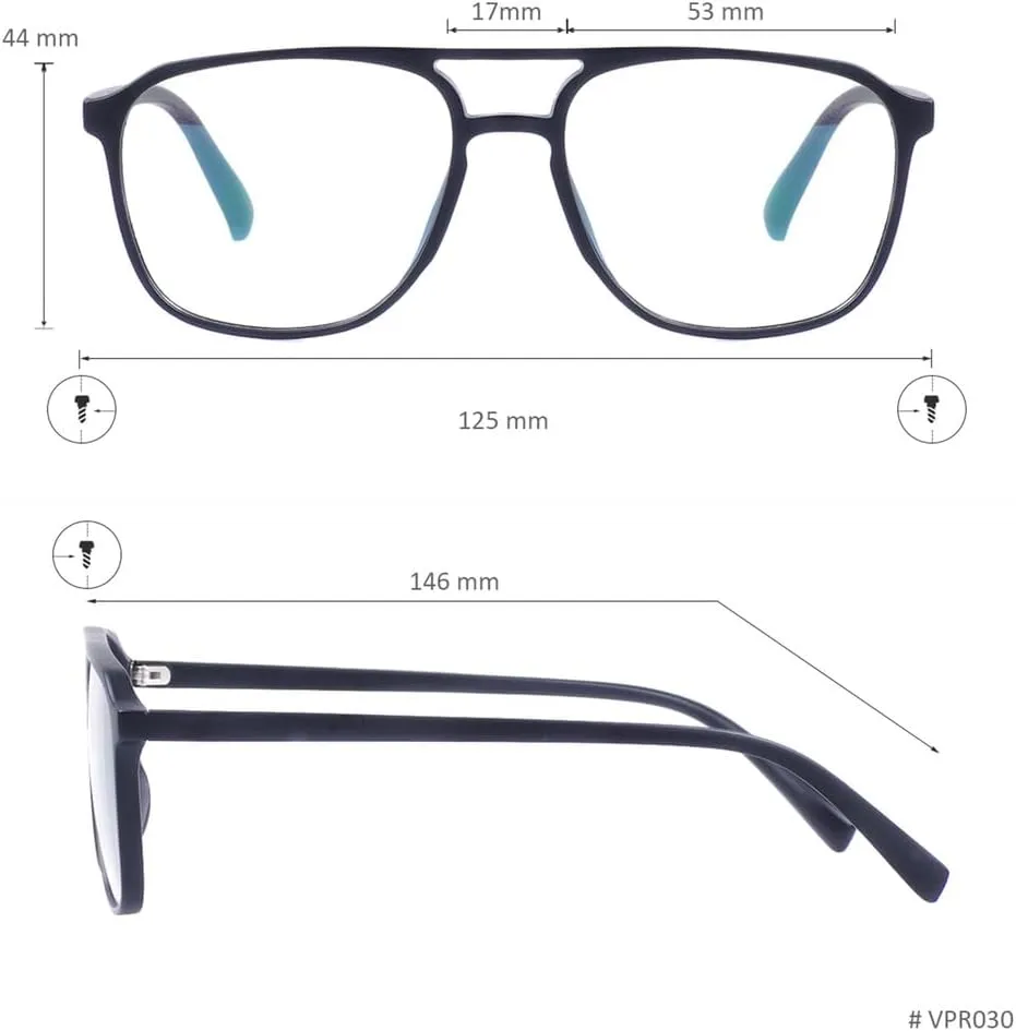 Transparent Sunglasses Men and Women Double Bridge Small Full Rim Polarized Sun Glasses For Driving Lenses