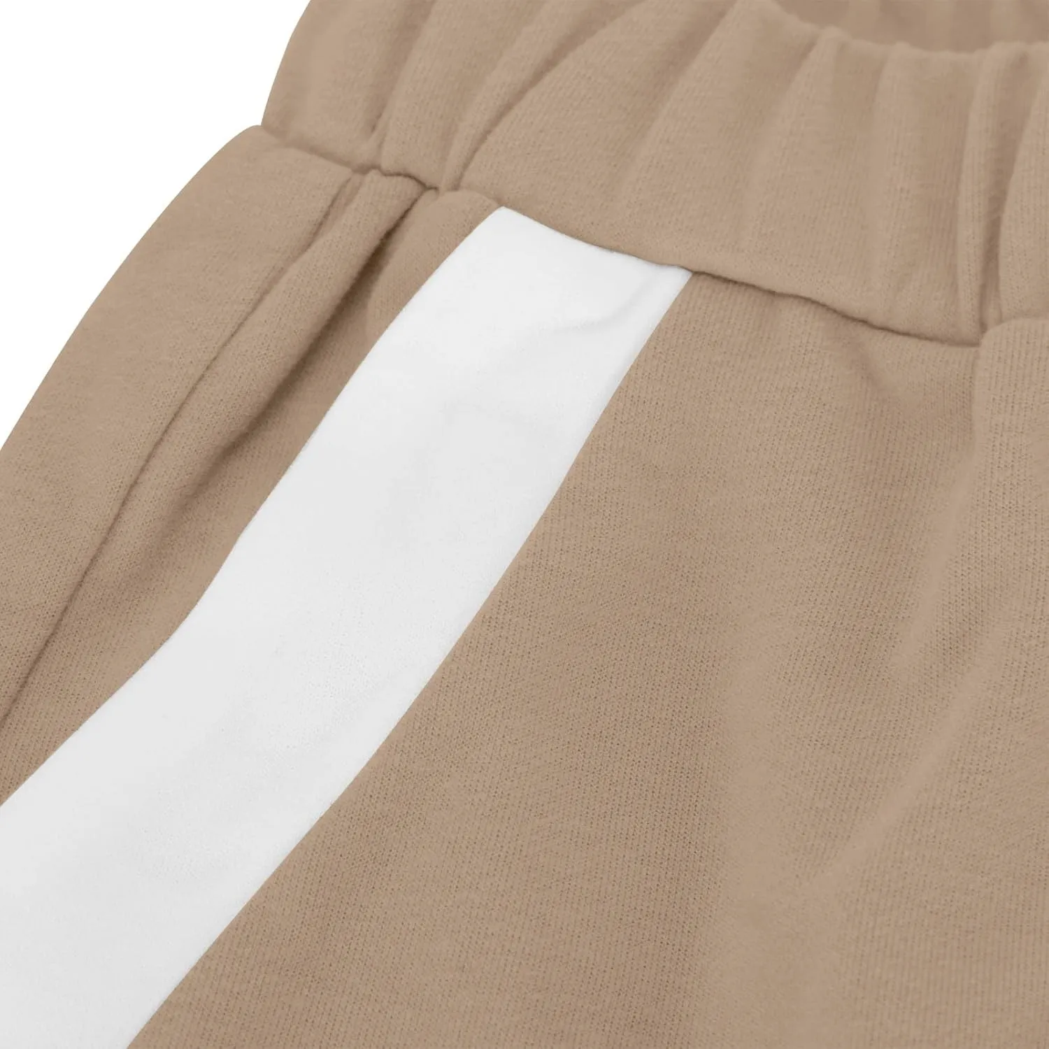Trendy Sweatpants for Women 2024 Colorblock High Waisted Wide Leg Sweatpants Baggy Casual Elastic Waist Fall Pants