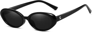Verfimaci Retro Oval Sunglasses for Women Driving Fashion Cat Eye Glasses