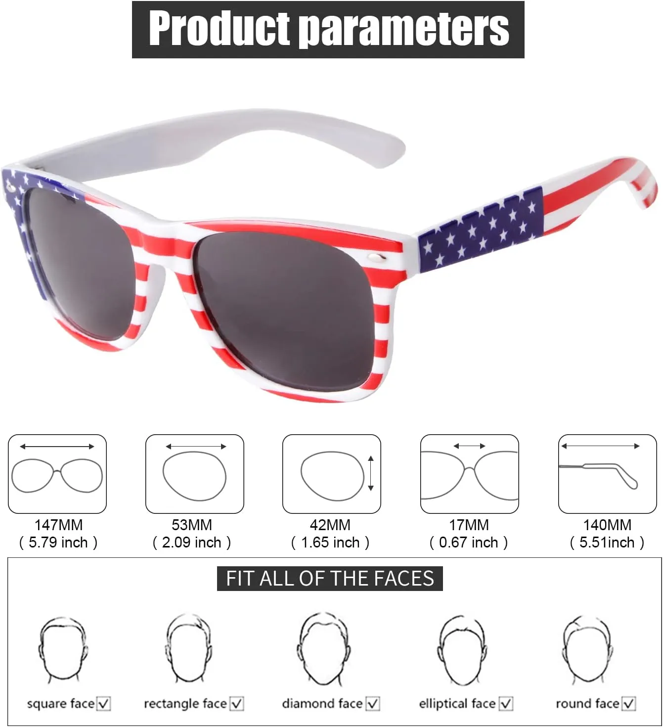VIA LEECA Polarized Sunglasses for Women Men, Classic Retro Mirrored Reflective Square Designer Style Sun Glasses