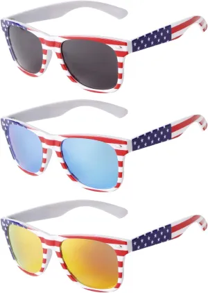 VIA LEECA Polarized Sunglasses for Women Men, Classic Retro Mirrored Reflective Square Designer Style Sun Glasses