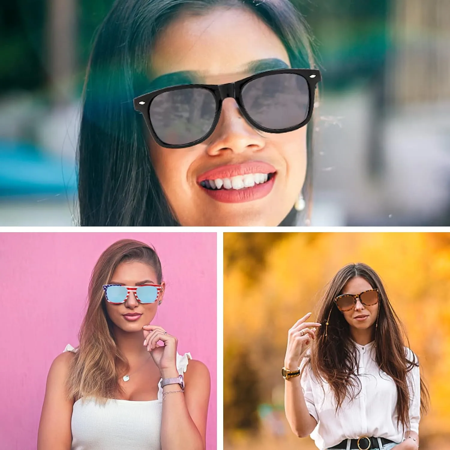 VIA LEECA Polarized Sunglasses for Women Men, Classic Retro Mirrored Reflective Square Designer Style Sun Glasses