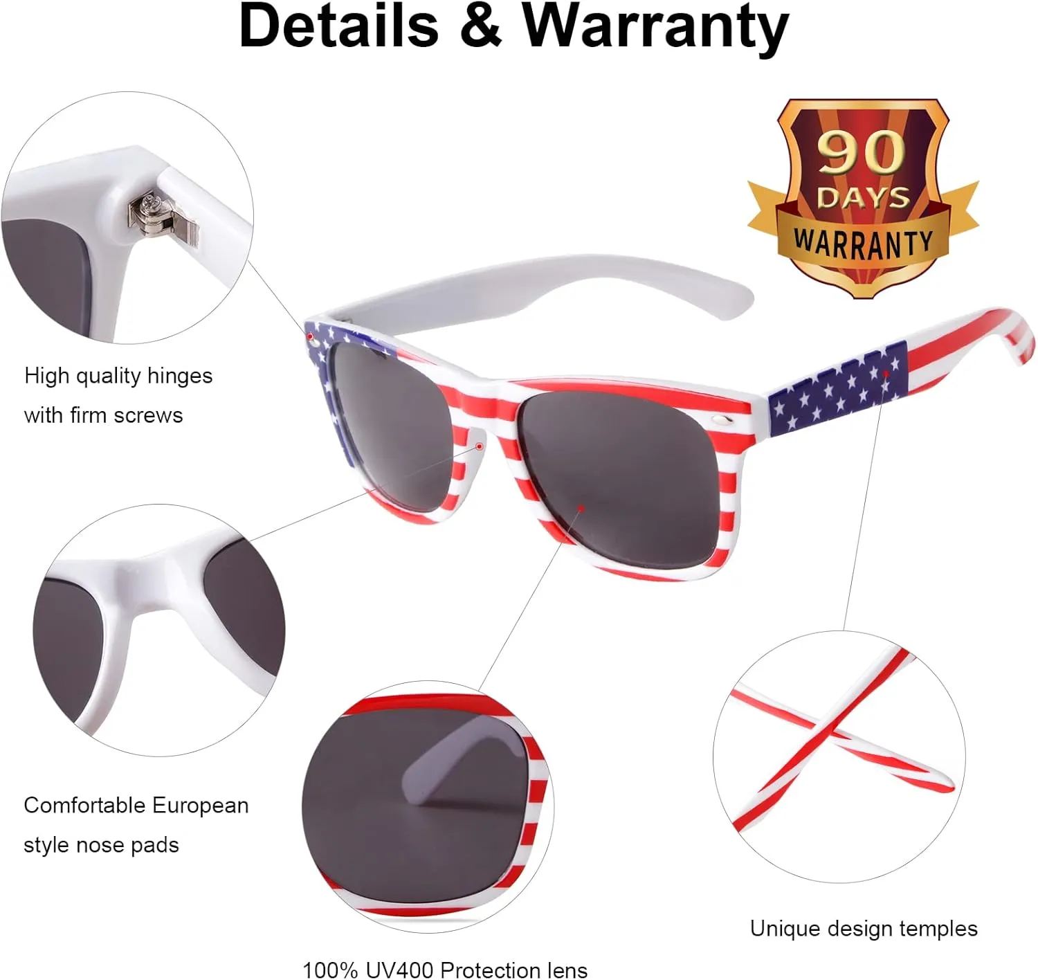 VIA LEECA Polarized Sunglasses for Women Men, Classic Retro Mirrored Reflective Square Designer Style Sun Glasses