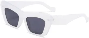 Vintage Transparent Cat Eye Sunglasses Women Retro Sun Glasses Men Shades Eyewear