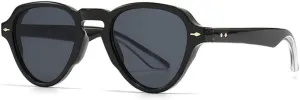 Vintage Unique Oval Women Punk Sunglasses Fashion Gradient Shades UV400 Men Rivets Cat Eye Sun Glasses