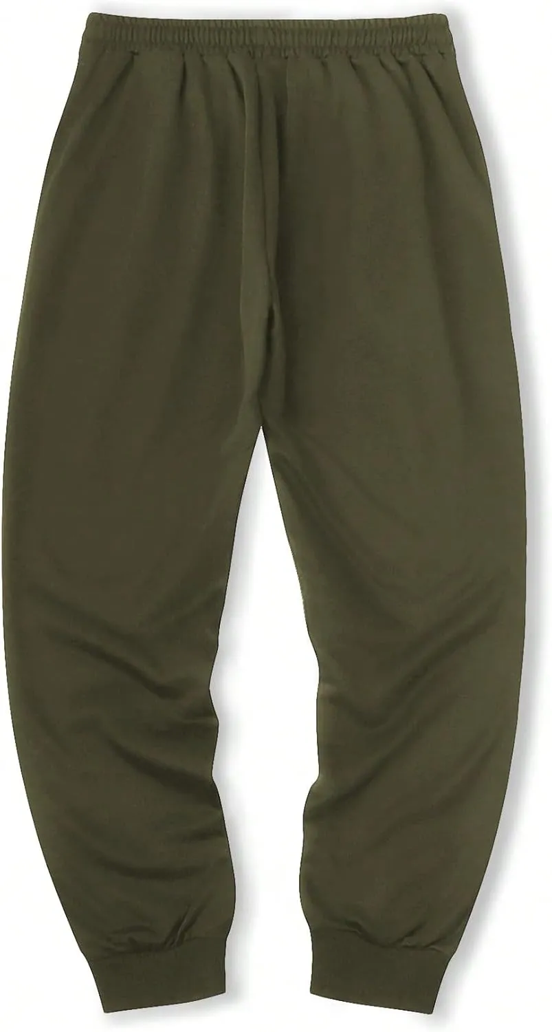 WDIRARA Men's Floral Letter Graphic Print Drawstring Waist Tie Front Sweatpants