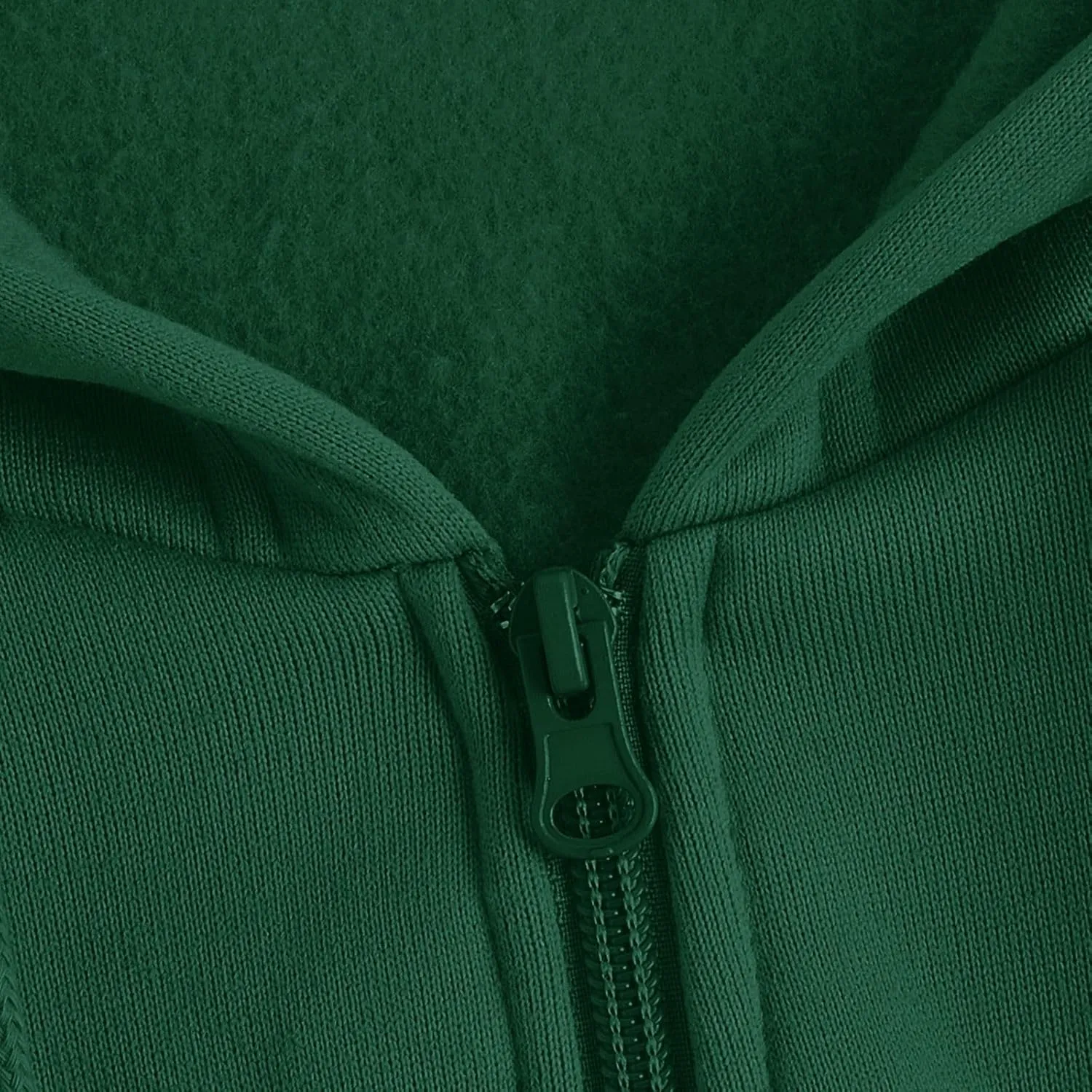 Women Fleece Hoodies Full Zip Cropped Hoodie Sweatshirt Long Sleeve Solid Color Drawstring Hooded Pullover Cute Jacket