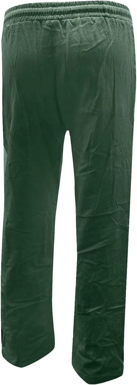 Women High Waisted Wide Leg Pants Casual Drawstring Elastic Trousers Comfy Straight Leg Work Clothes for Women
