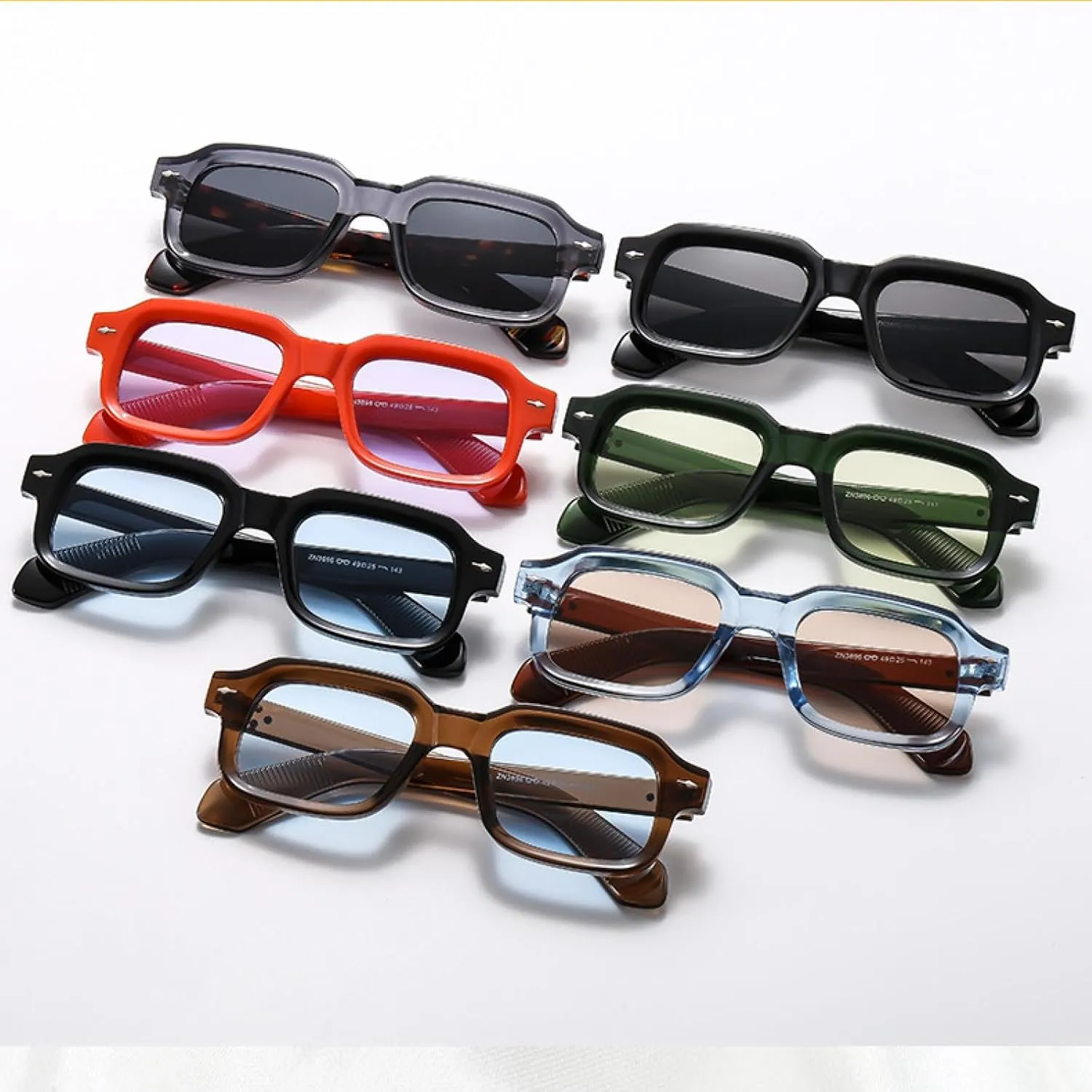 Women Sunglasses Men Transparent Sun Glasses Travel Holiday Shades Vintage Retro Uv400