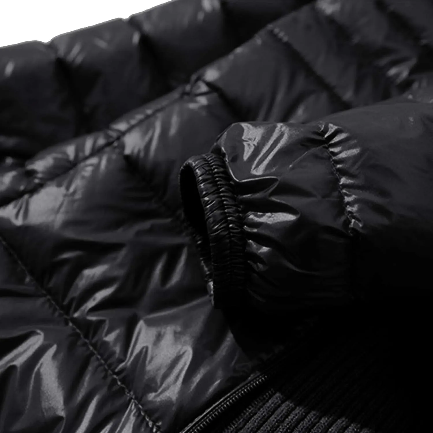 Women's Lightweight Down Jackets Hooded Drawstring Packable Puffer Jacket Windproof Warm Long Puffer 2024 Winter Coat