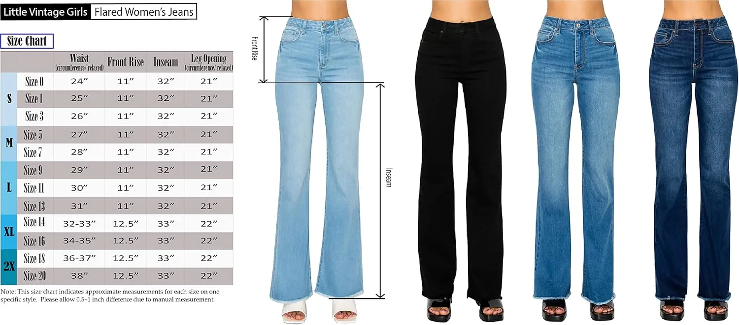 Women's Straight Leg Jeans & Cargo Twill Pants Stretch Denim Tummy Control Plus Size Wide Leg Pantalones for Trendy Outfits