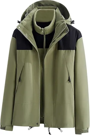 Women'sCasual Sports Jacket Coats Fashion Comfy Hooded Daily Outdoor Stand Collar Windproof Long Sleeve Jackets
